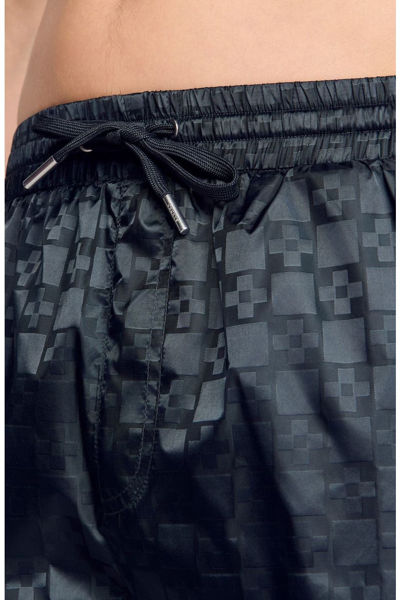 Square Cross swim shorts, Alternate, color, Dark grey