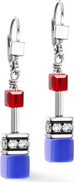 COEUR DE LION GeoCUBE Earring Limited Edition Silver