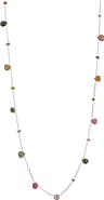 Spero London Sterling Silver Fine Tourmaline Long Necklace