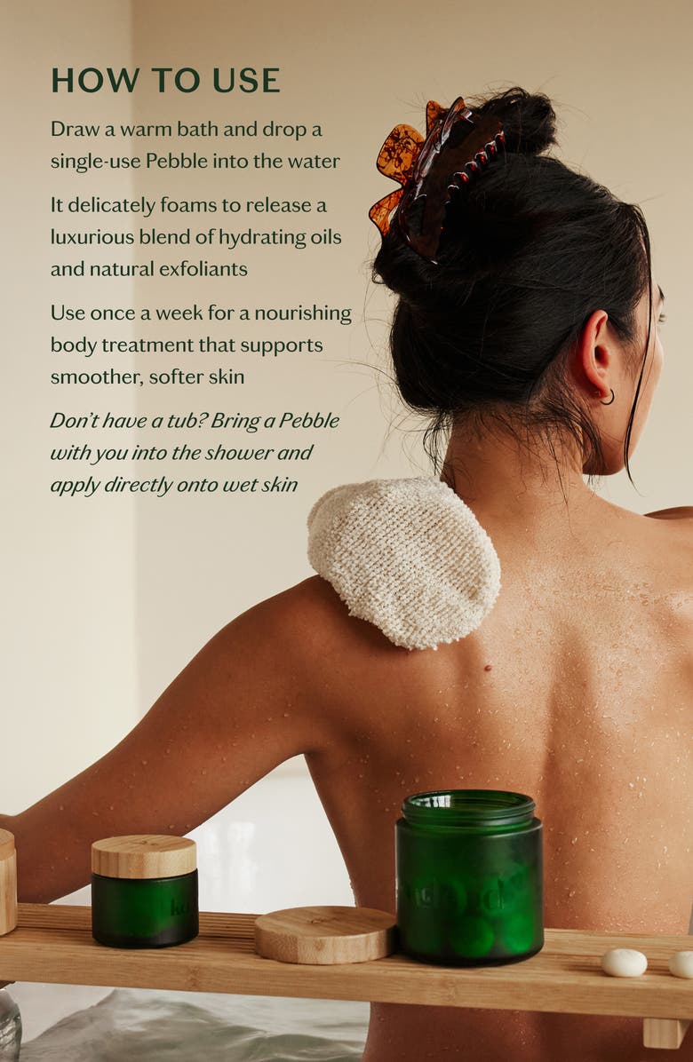 Kate McLeod Breathe Pebble - Deep Moisturizing Solid Bath & Shower Oil, Alternate, color, 