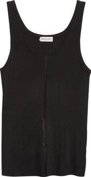 GRACE LING Logo Tag Rib Column Tank