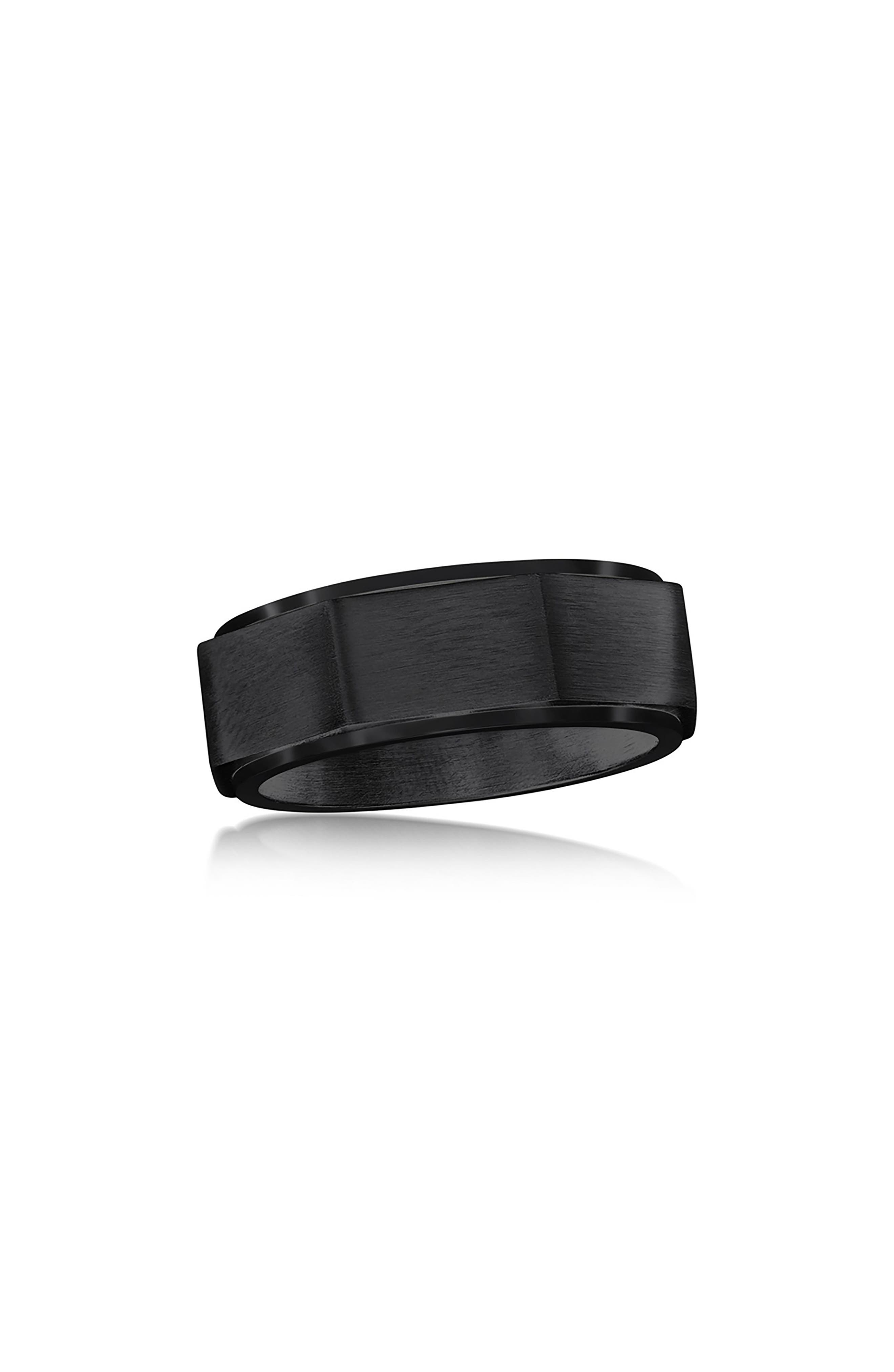 Metallo Men's Geometric Spinner Ring