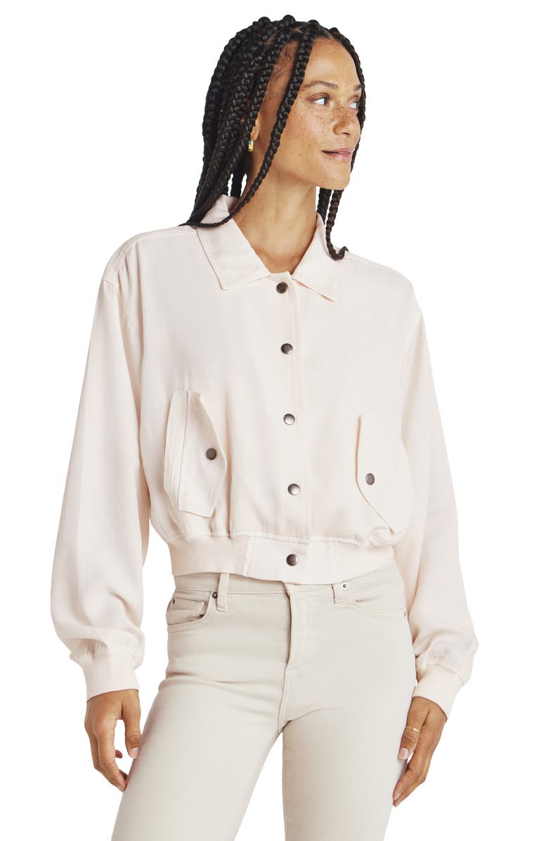 Splendid Romona Crop Jacket, Alternate, color, Moonstone