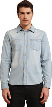 Members Only Men's Denim Shirt