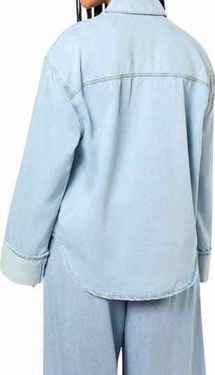 Denim Cuff Shirt