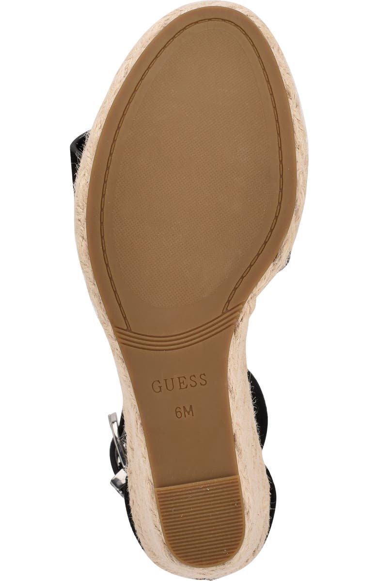 GUESS Hidy Platform Wedge Sandal, Alternate, color,