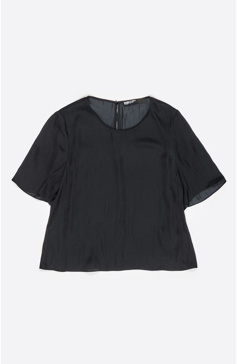 Bimba y Lola Straight Fluid Top, Main, color, 
