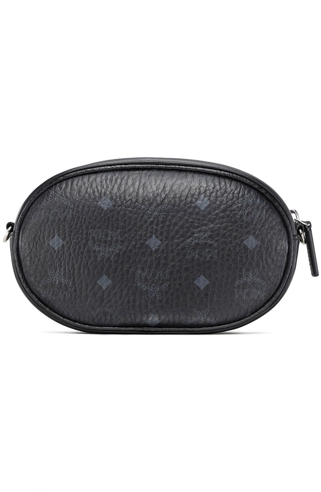 MCM Essential Visetos Original Triple Belt Bag, Alternate, color, 