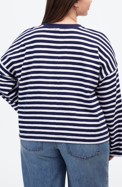 MADEWELL MADEWELL EASY STRIPE LONG SLEEVE TOP