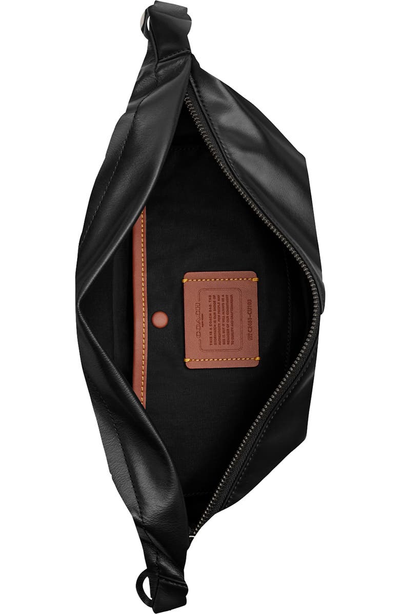 COACH Hall Leather Belt Bag, Alternate, color,