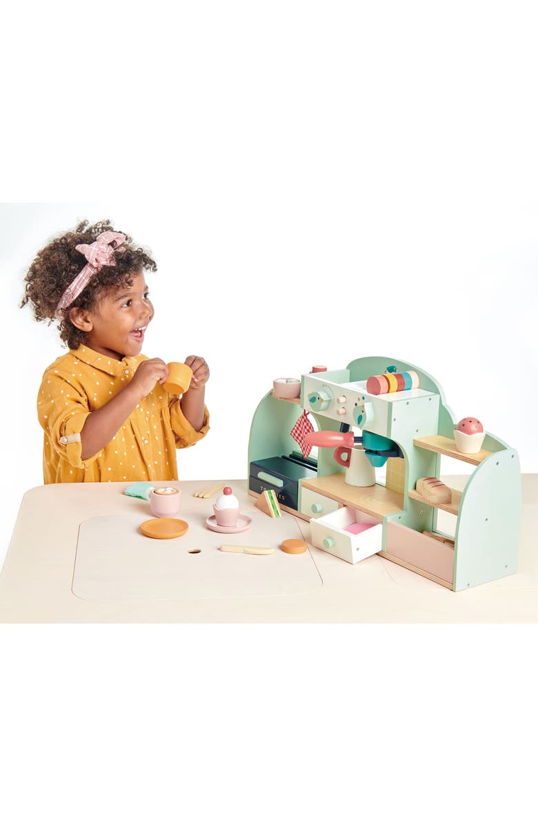 Tender Leaf Toys Mini Chef Bird's Nest Café Wooden Playset, Alternate, color, Multi