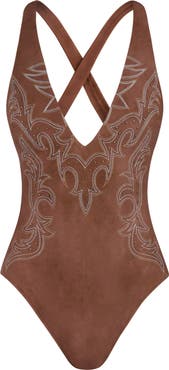 L'AGENCE Lexie Bolero One-Piece Swimsuit