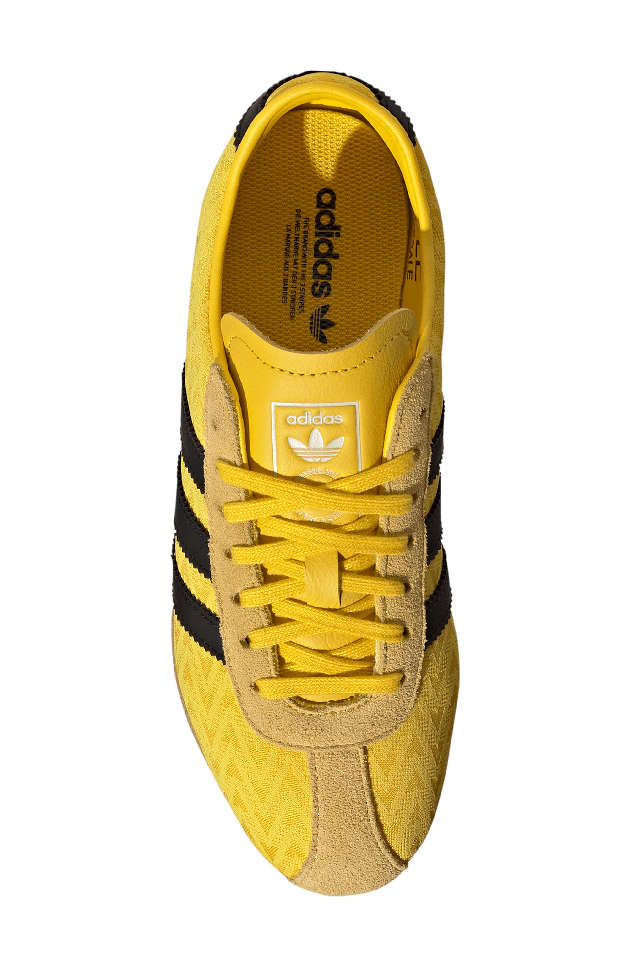 adidas Tokyo Jacquard Low Top Sneaker, Alternate, color, Eqt Yellow/ Black/ Off White