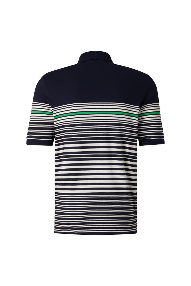Jannes Polo Shirt, Alternate, color, Navy blue/white/green