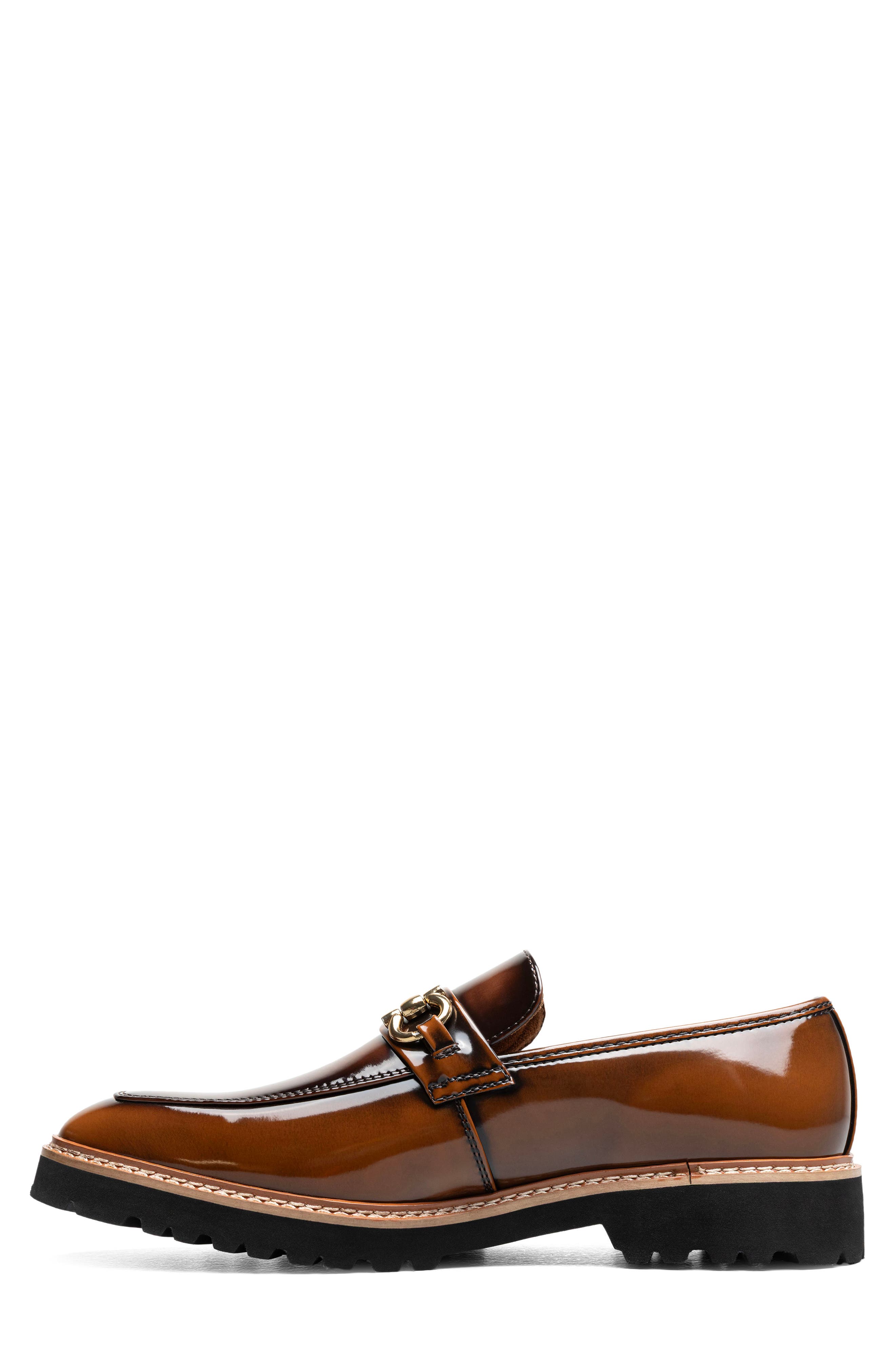 Carabello Moc Toe Bit Loafer, Alternate, color, BROWN MULTI