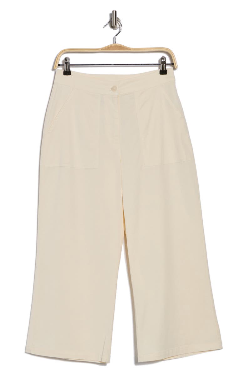 INDUSTRY REPUBLIC CLOTHING Utility Pocket Crop Wide Leg Pants, Alternate, color, Moonstone