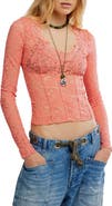 Free People All Night Long Lace Top