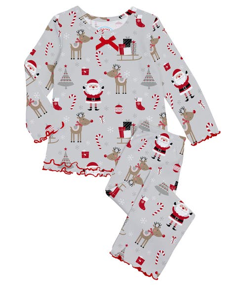 Loose Fit Ruffle PJ Set (Toddler, Little Kid & Big Kid)