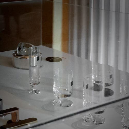 Arnolfo Di Cambio Highball Glass Smoke Set Of 2 In Transparent