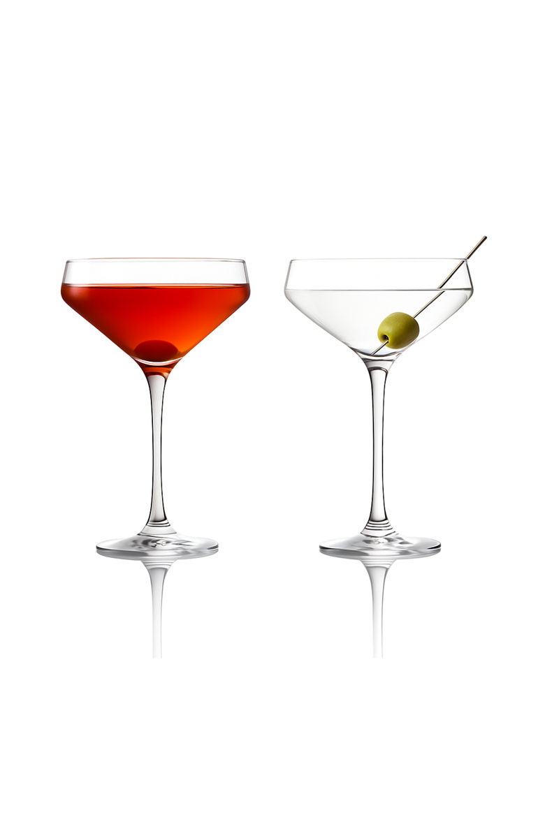 Nick and Nora Glass 6oz, Set of 4, Main, color, Clear