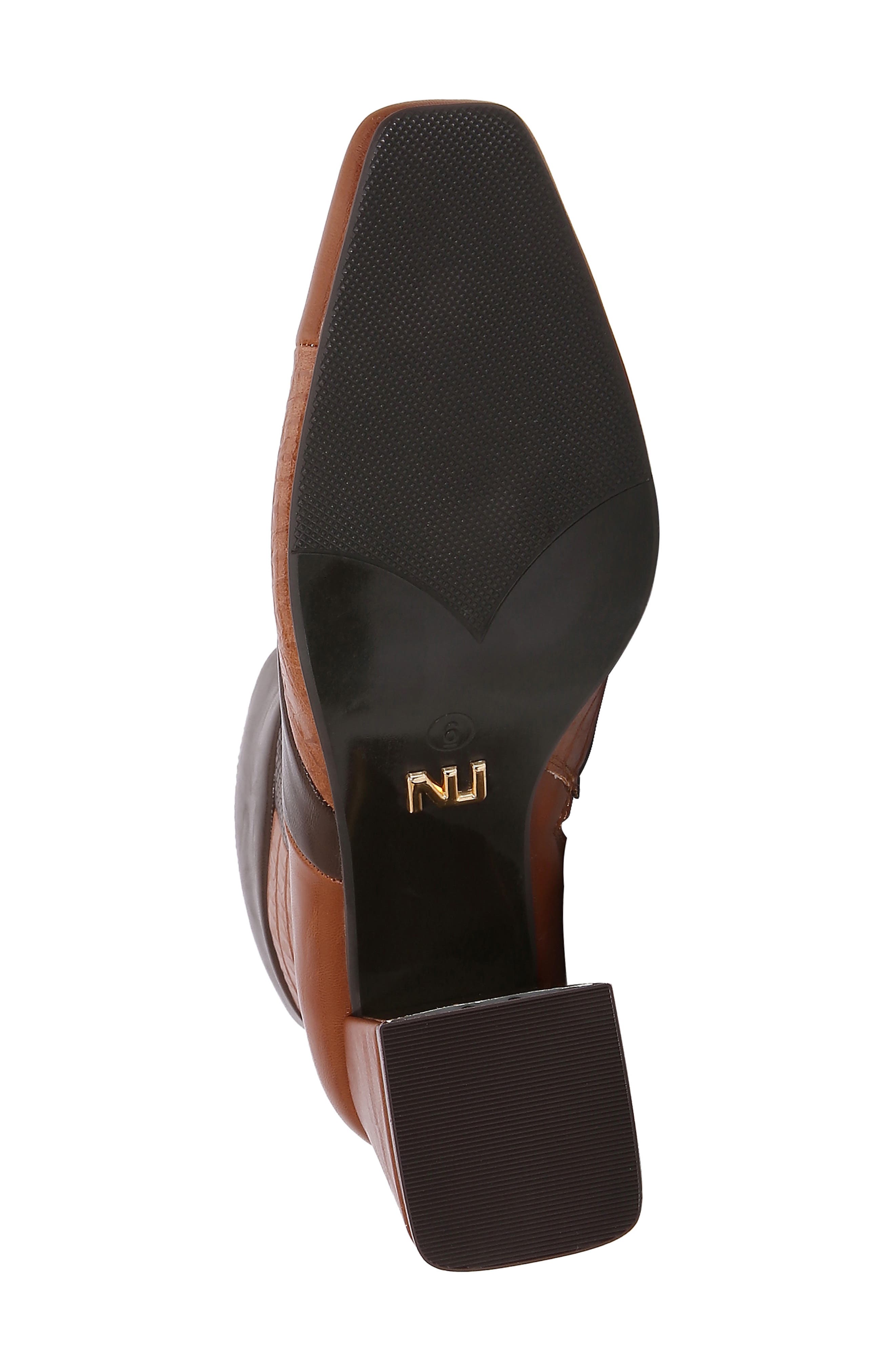 Leah Block Heel Bootie, Alternate, color, BROWN MULTI