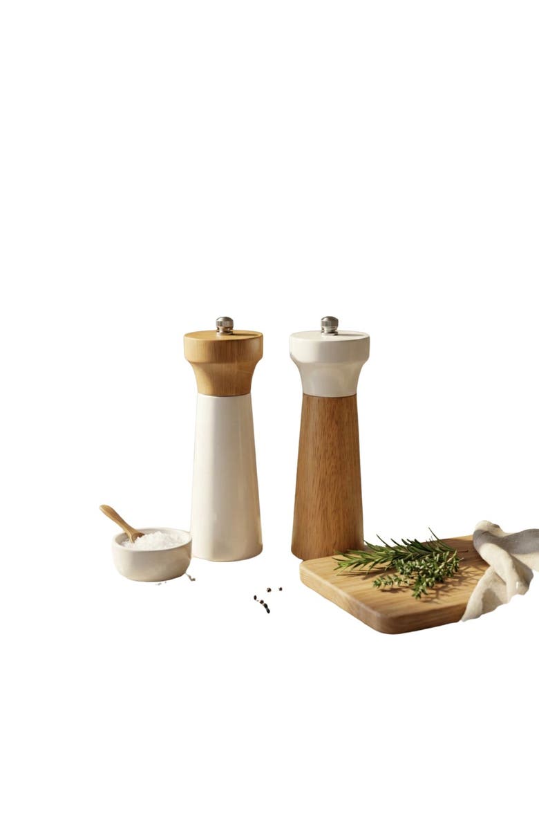 Be Home Madras Salt & Pepper Mills, Main, color, Natural