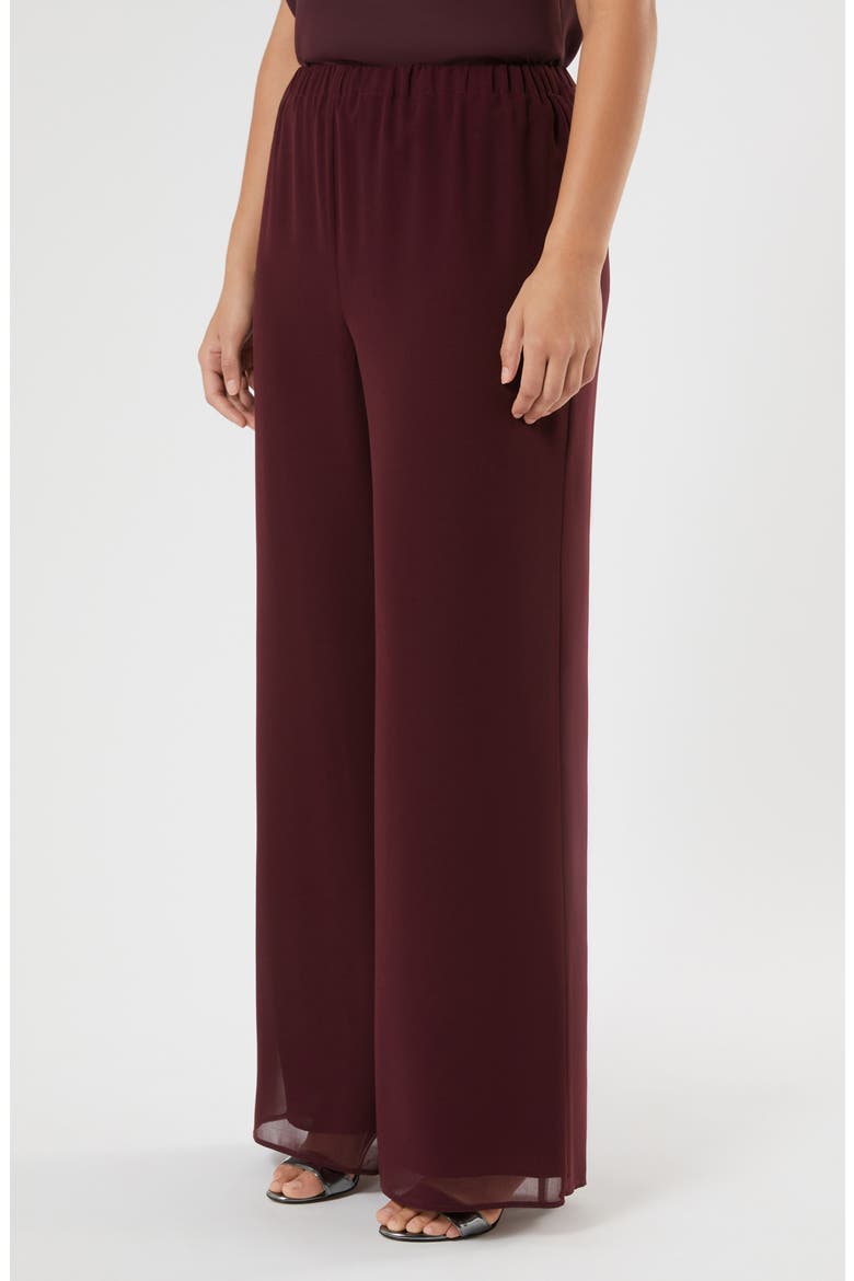 Eunghia Wide Leg Pants, Main, color, RED PURPLE
