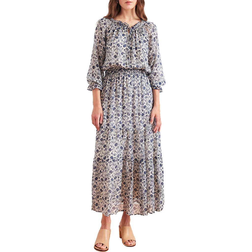 Paneros Clothing Tiered Esme Dress In Blue