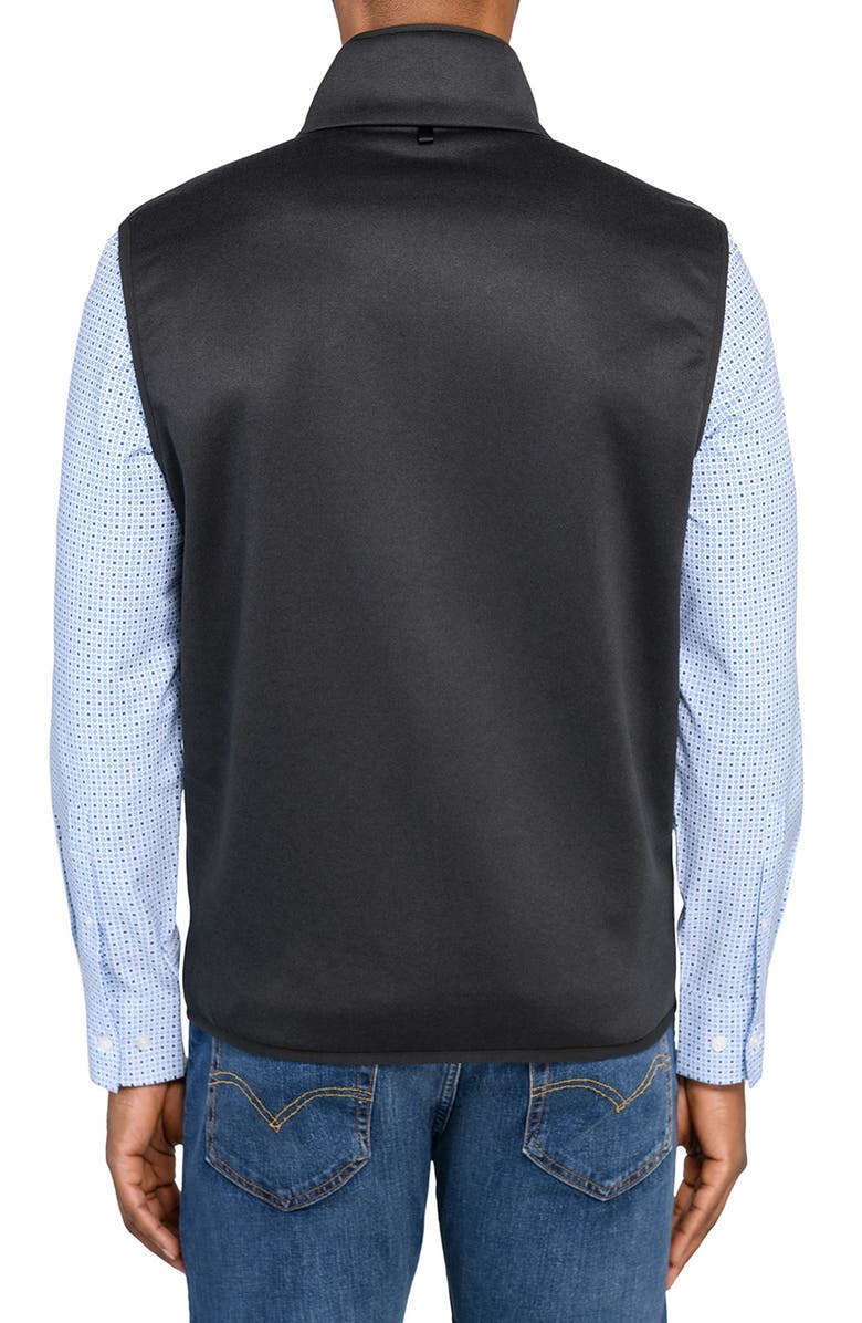 CONSTRUCT Solid Fleece Vest, Alternate, color, Black