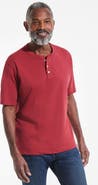 Lands' End Short Sleeve Super-T Henley