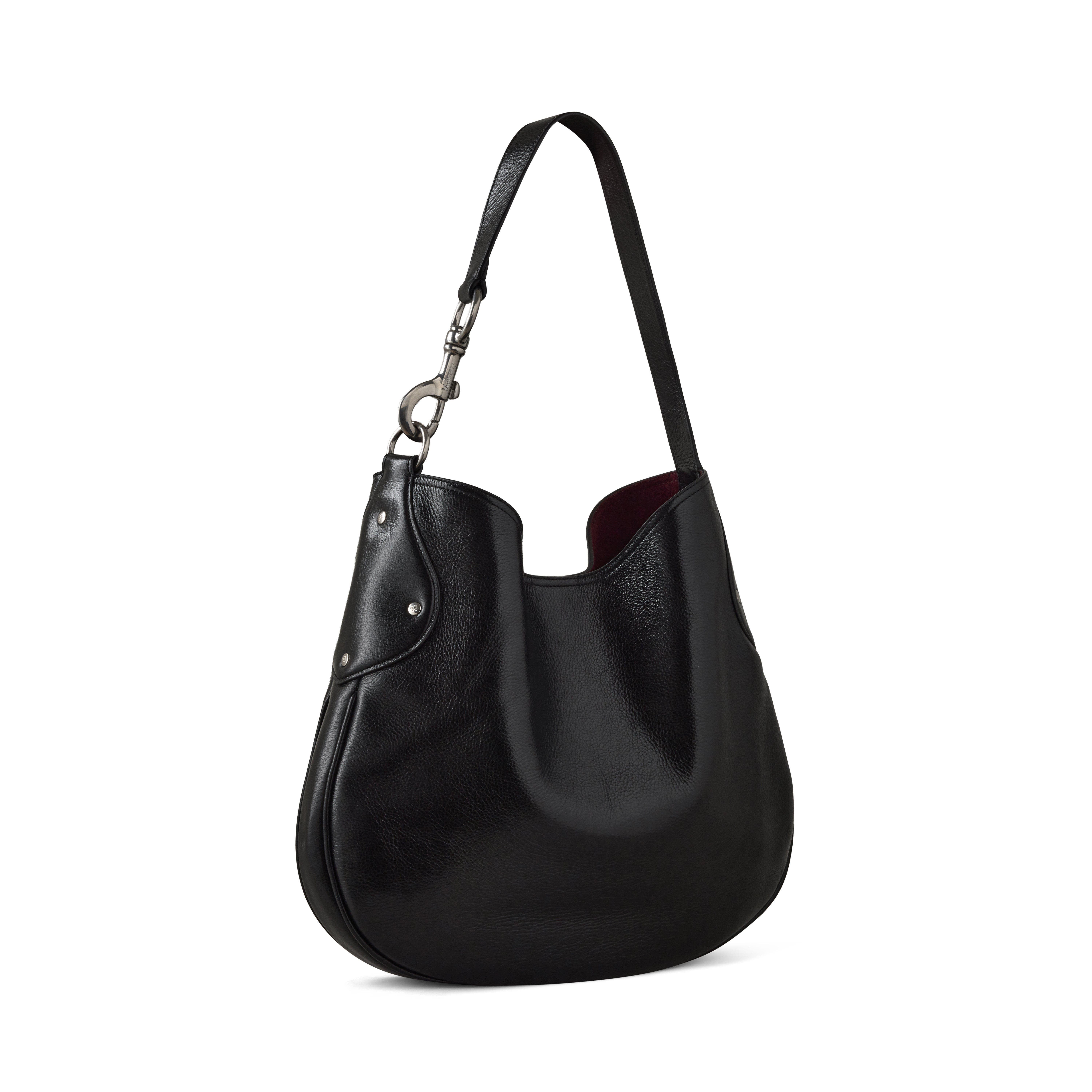 Mulberry Hackney Shoulder Bag, Alternate, color, Black