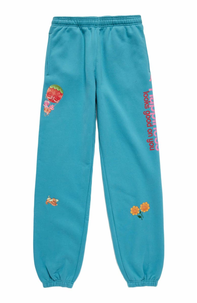 Samii Ryan | Happiness Looks Good Sweatpants , Blue , Large , 4, Alternate, color, Blue
