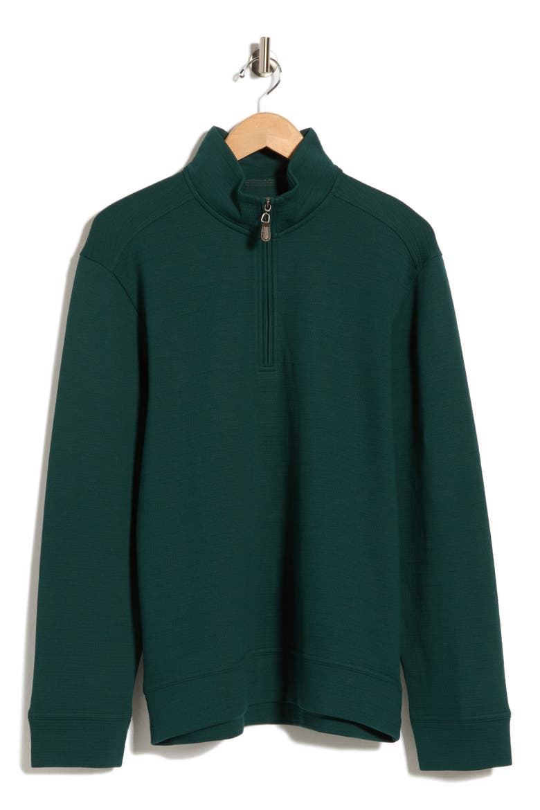 St Kitts Half Zip Sweater, Alternate, color, BRINY DEEP