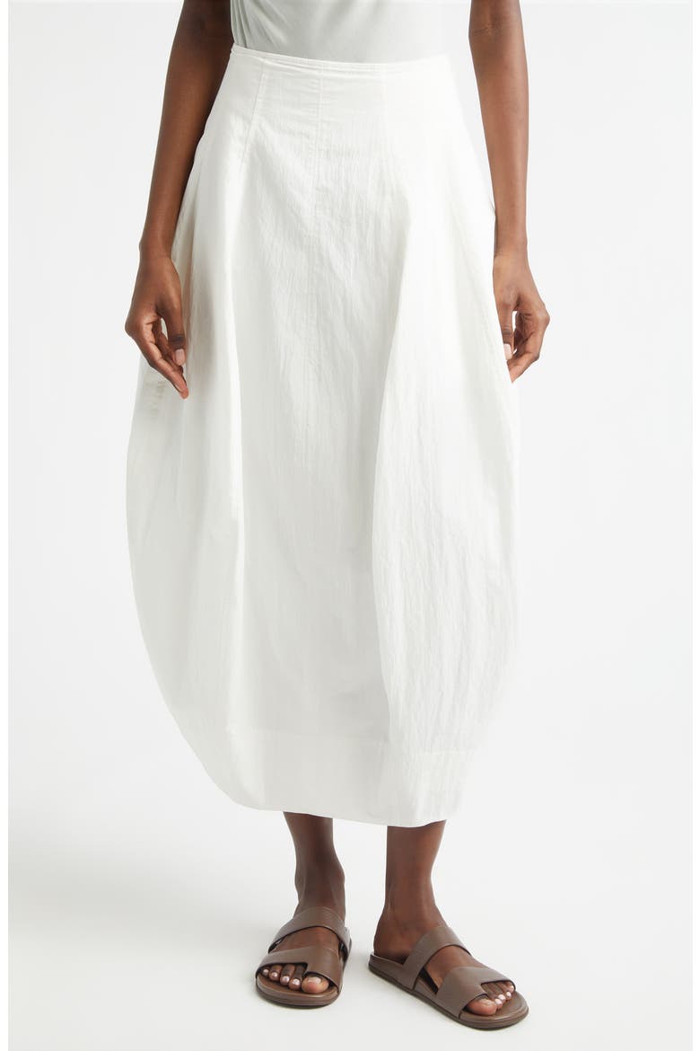 Veda Cotton Blend Bubble Skirt, Main, color, BONE CHINA