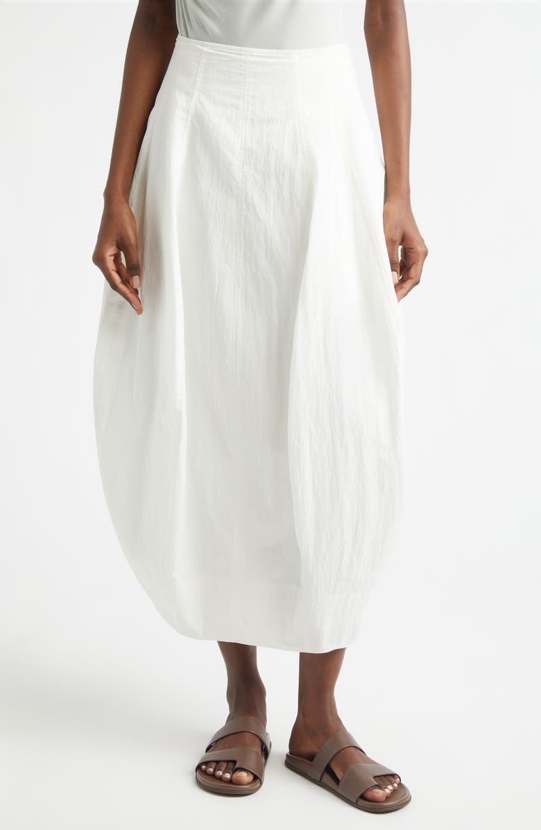 A.L.C. Veda Cotton Blend Bubble Skirt, Main, color, Bone China