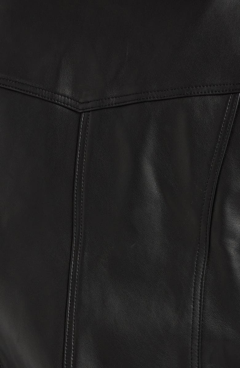 Universal Standard Leeron Leather Moto Jacket, Alternate, color, 