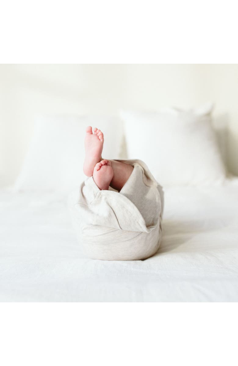 goumikids Goumi 24 Hour Convertible Sleeper Baby Gown, Alternate, color, Storm Gray