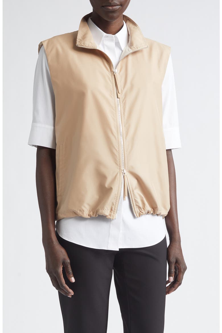 Recycled Tech Vest, Main, color, NATURAL