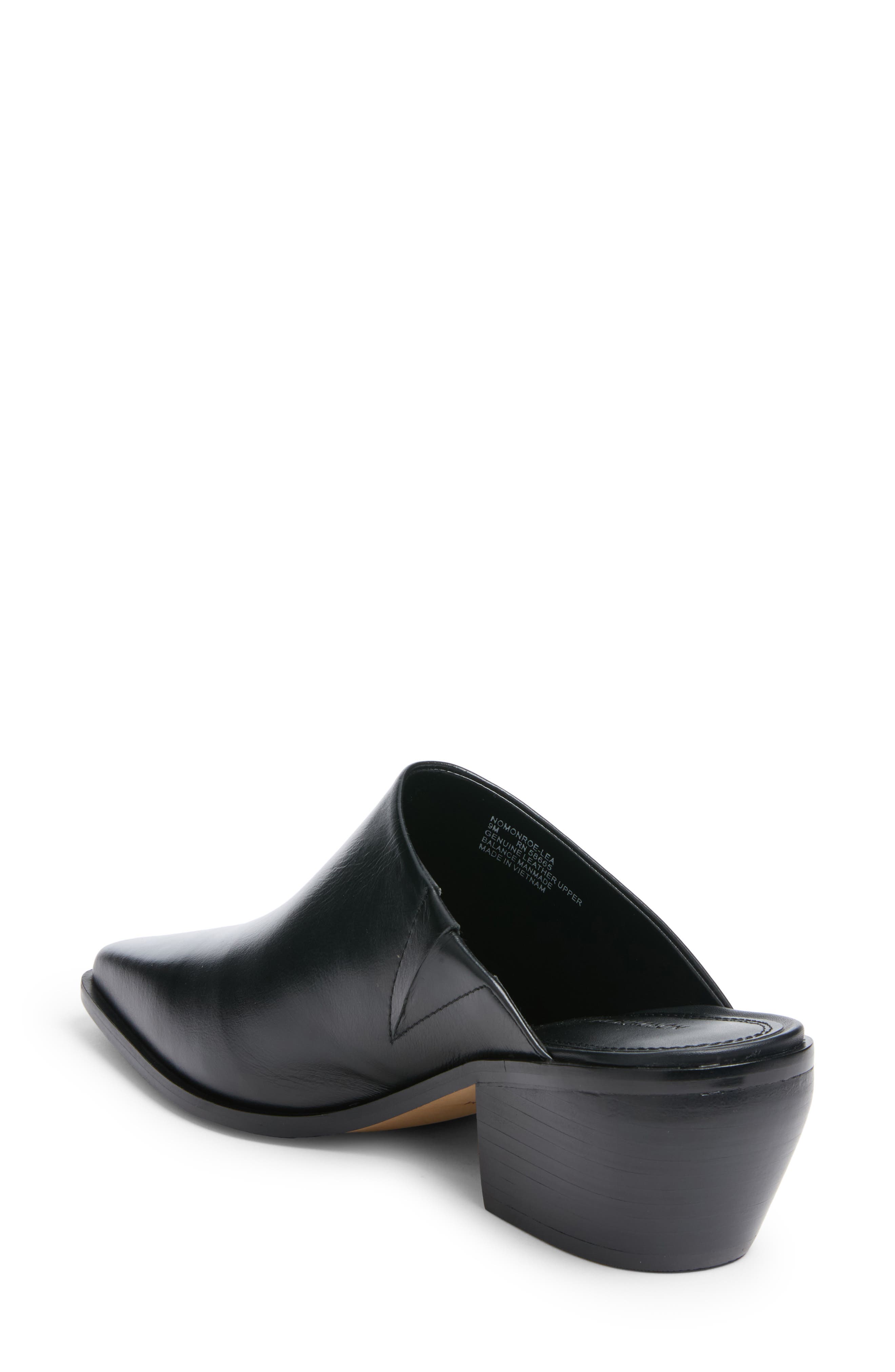 Monroe Mule, Alternate, color, BLACK