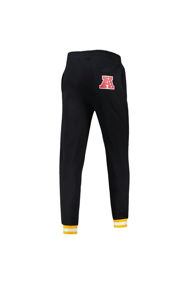 Men's Starter Black Pittsburgh Steelers Blitz Fleece Jogger Pants, Alternate, color, Black