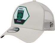 New Era Men's New Era Cream Austin FC Established Patch 9FORTY A-Frame Trucker Adjustable Hat