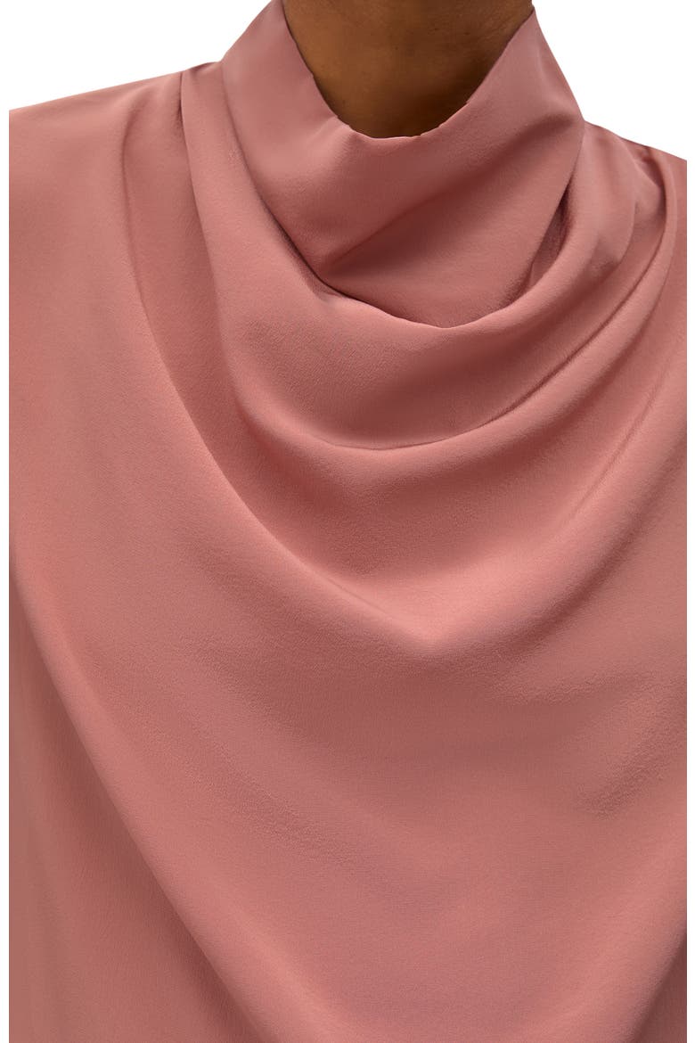 Silk Draped Top, Alternate, color, Canyon