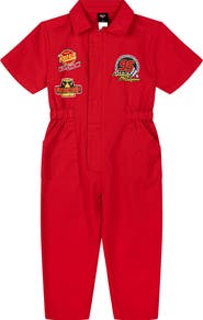 Disney Cars Lightning McQueen Racing Cosplay One Piece Coverall