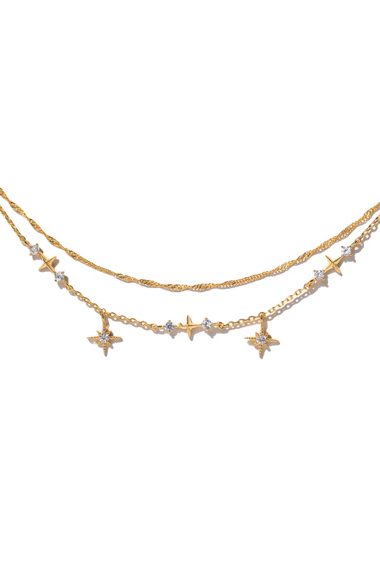 Girls Crew Wandering Stars Bracelet, Main, color, Gold