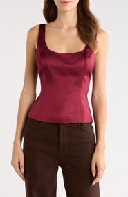 Reformation Hetty Scoop Neck Top