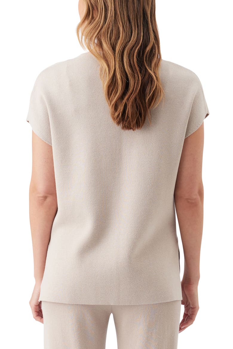 Nardia Short Sleeve Nursing Knit Sweater, Alternate, color, Stone