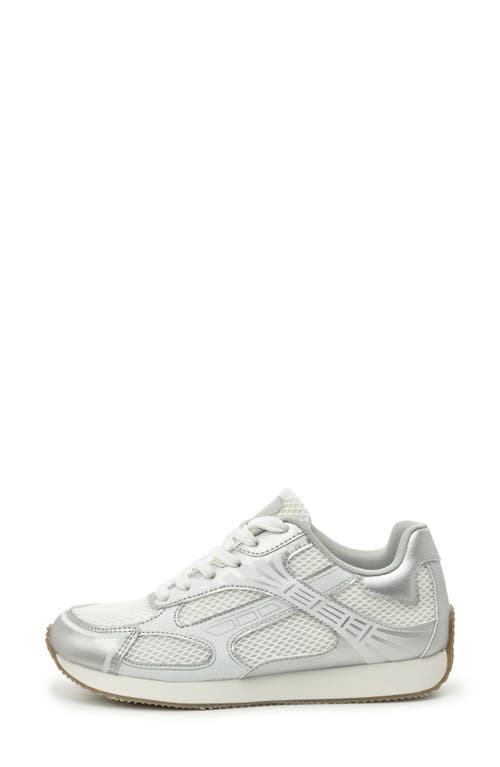 NICOLE MILLER NICOLE MILLER METALLIC MESH SNEAKER 