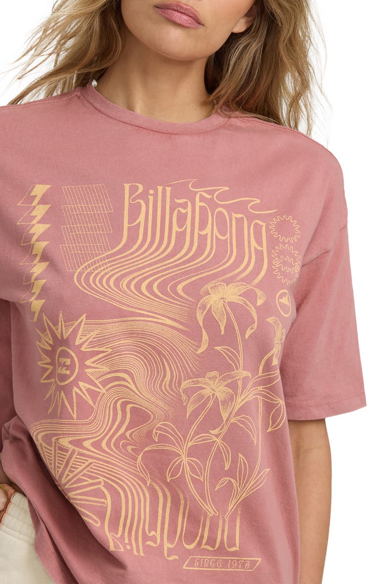 Billabong Surf Coalition Cotton Graphic T-Shirt, Alternate, color, Dark Chino