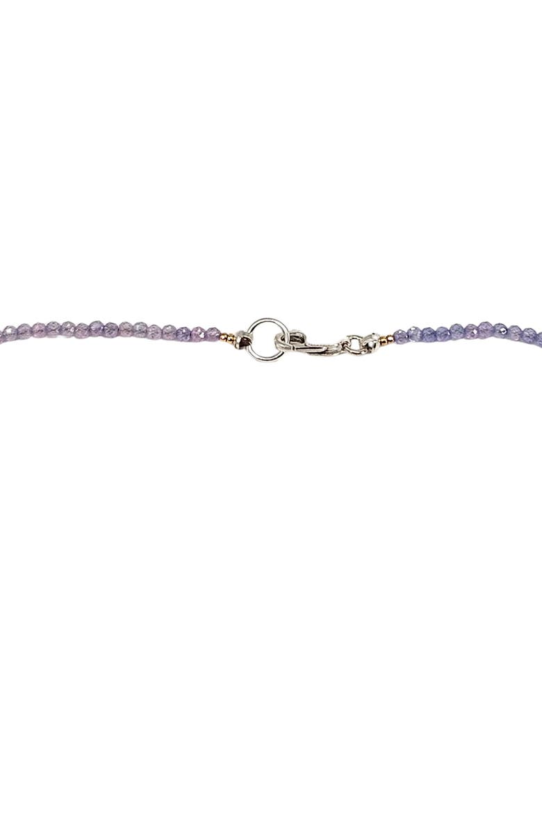 Faceted Gemstone Lavender Amethyst Chocker, Alternate, color, lavender