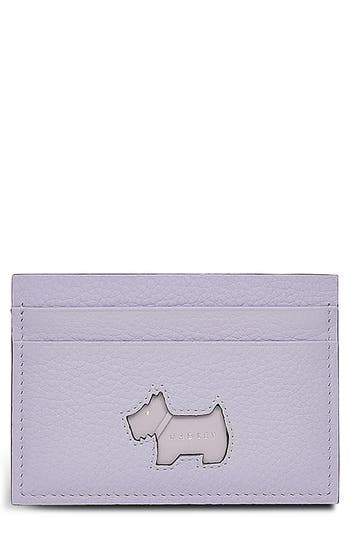 Radley Cookie Cutter Leather Card Case In Blue